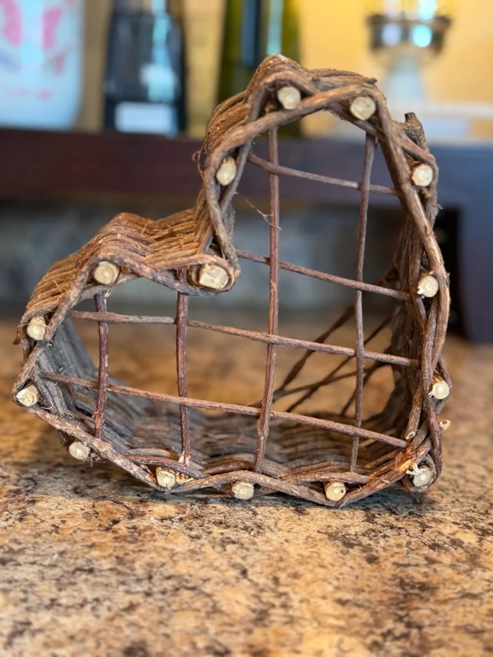 Wall hanging Wooden Heart Shelf